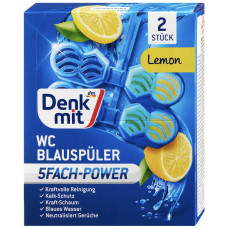 Блок для туалету Denkmit WC-Stein Blauspüler Lemon, 2 шт. 96 g